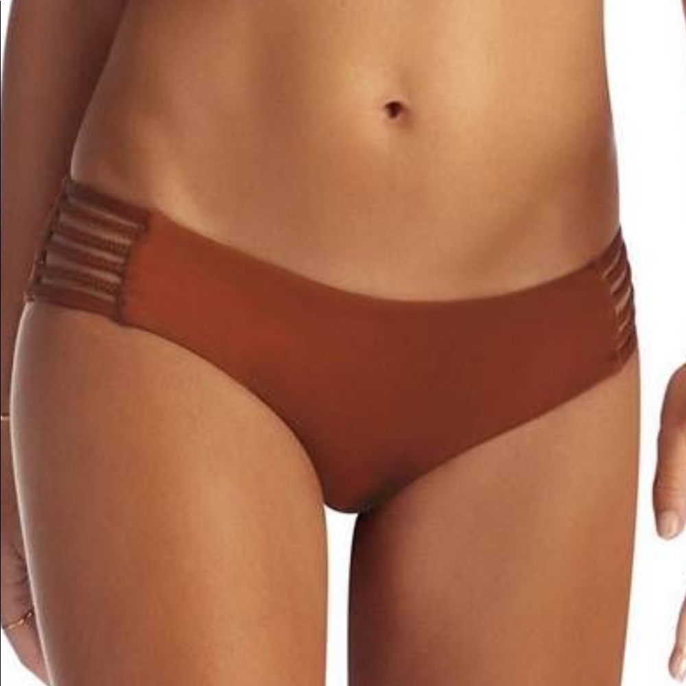 NEW with tags Vitamin A Jaydah Braid Bikini Bottom Copper